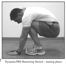 Dynamic/PRI Hamstring Stretch - starting phase